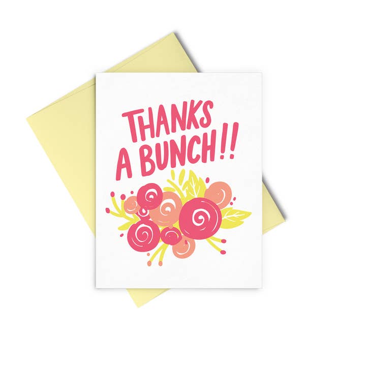 Talking Out of Turn - Wholesale Thank You Card - Thanks A Bunch1