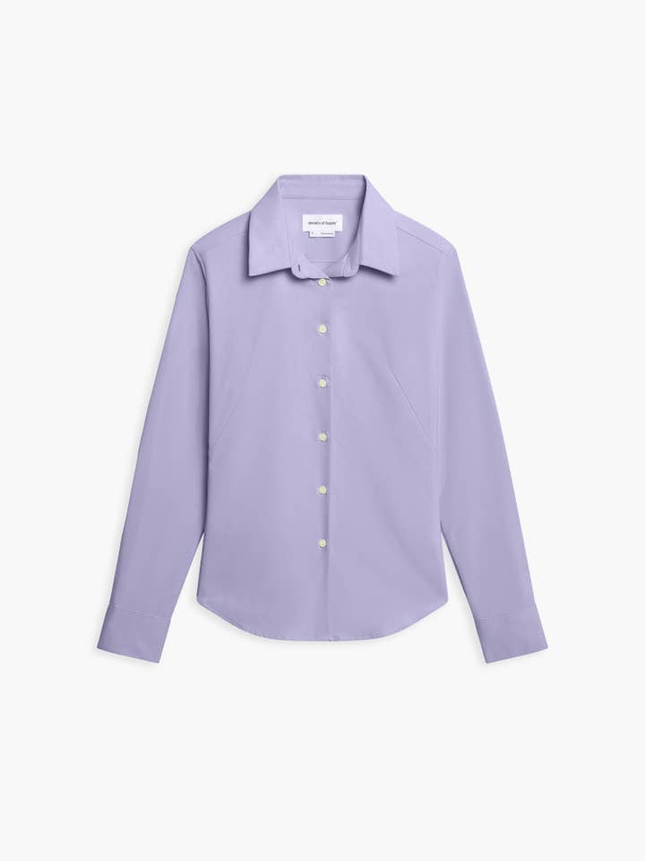 Chemise Classique AeroZero pour Femmes - Lavande (MPS) pour la vente par Ministry Of Supply