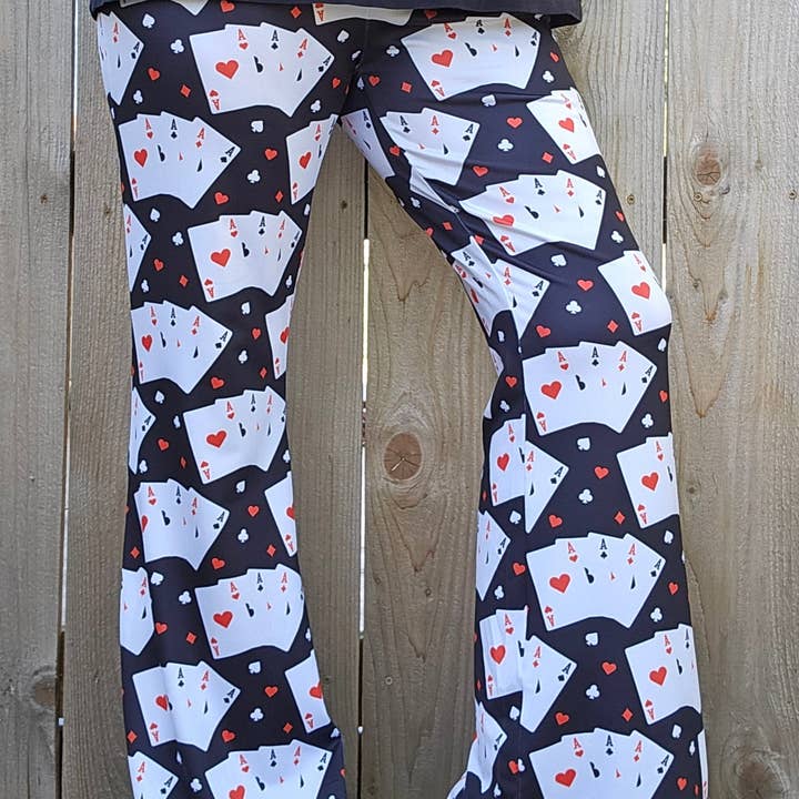 Baha Ranch Vegas Casino Gambling Flare Pants for wholesale by BAHA RANCH WESTERN WEAR