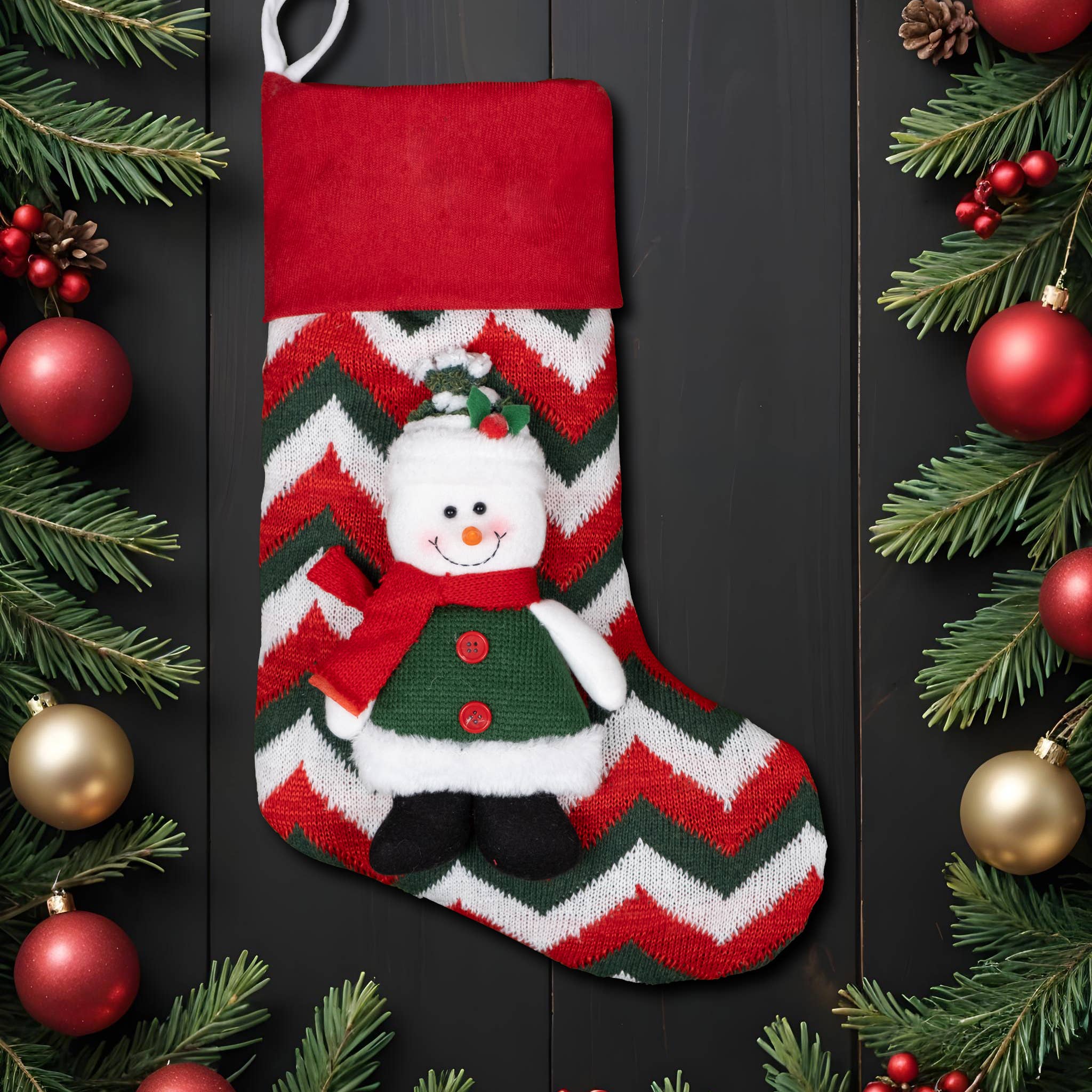 GEXWORLDWIDE - Vente Collants festifs - Grands bas de Noël pour poupées 3D0