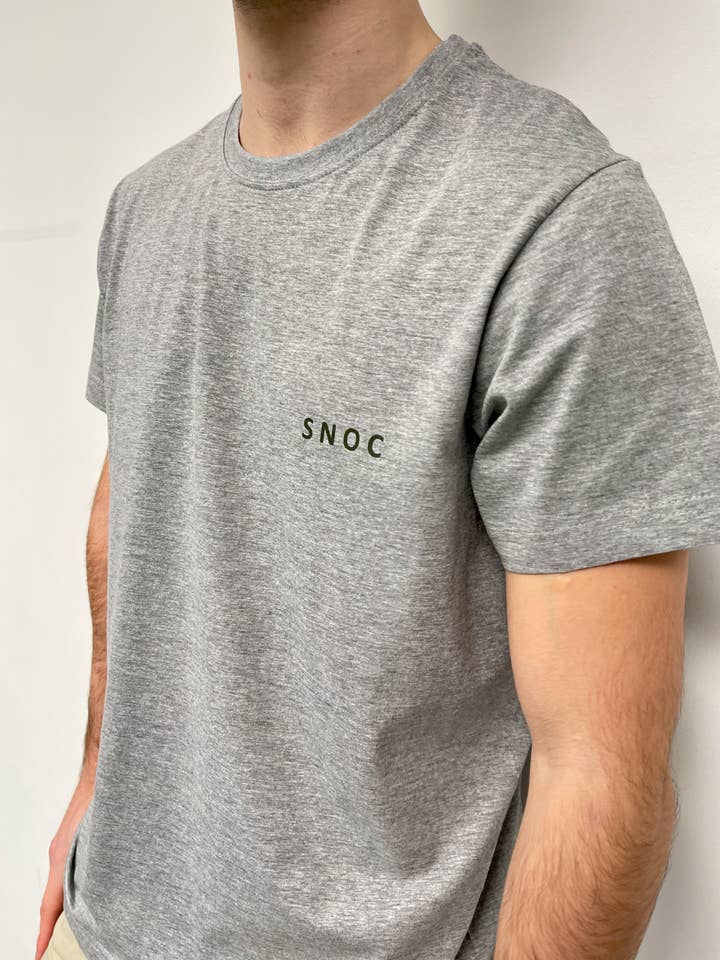 SNOC - Wholesale Screen Printed T-Shirt - Men's - SNOW T-SHIRT3