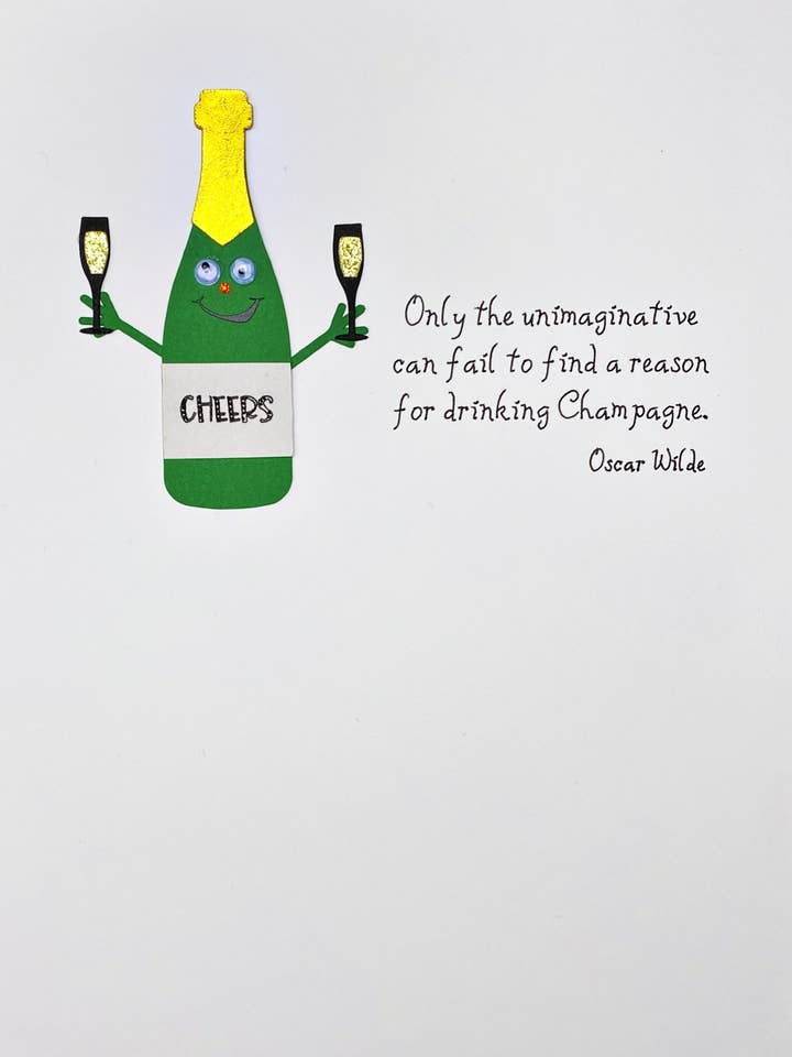 Boisson Champagne pour la vente par niqueCards