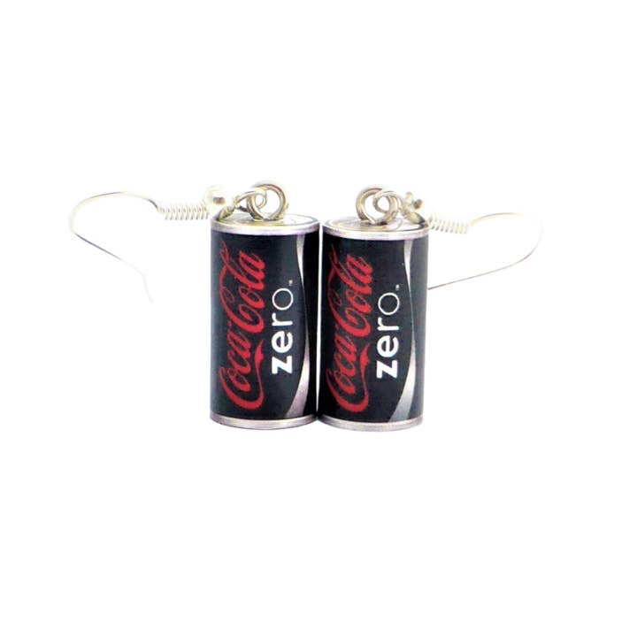 Coke Zero earrings for wholesale by Cheeky Little Monkeys Jewellery