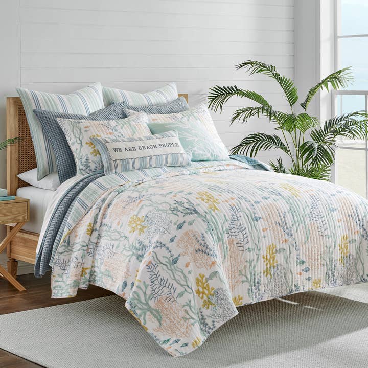 Ocean Meadow Quilt Set for wholesale by Levtex Home