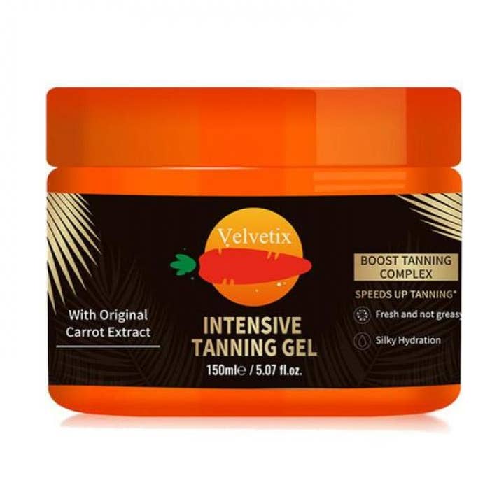 Bronzage sans soleil facilité avec le gel Boost Dark Tan pour la vente par CJ‘s Wellness Shop