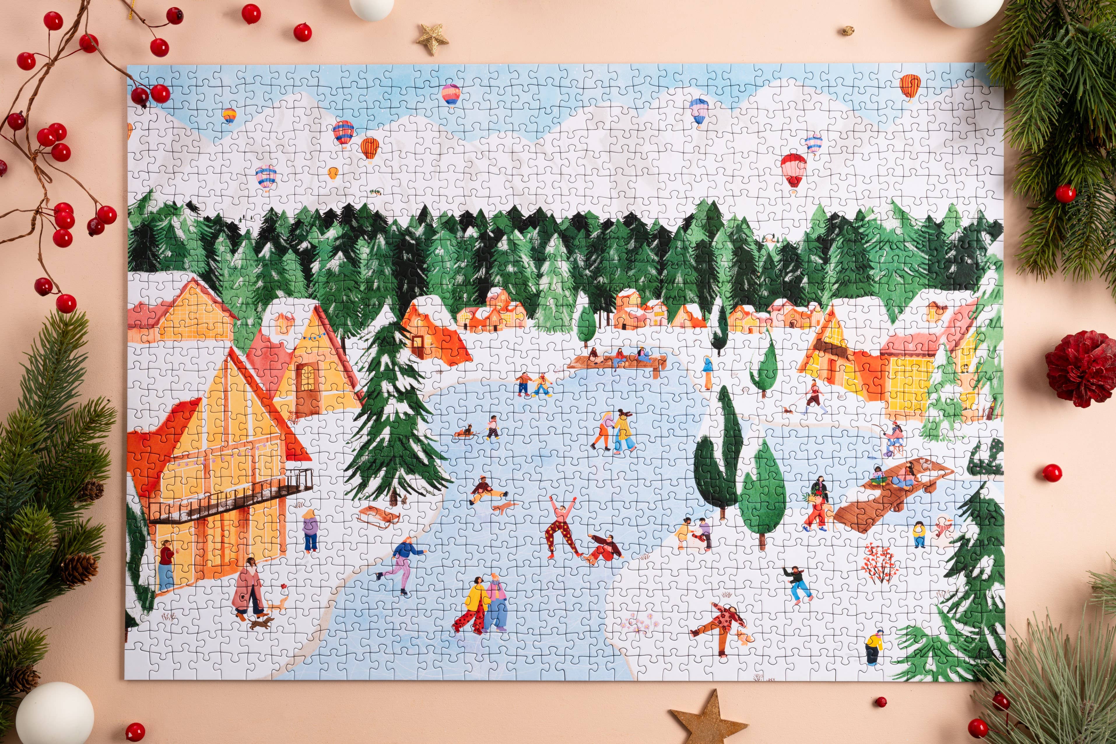 Trevell – Puzzle - Crianças por atacado – Quebra-cabeça Winter Reverie — Heol Publishing — 1000 peças1