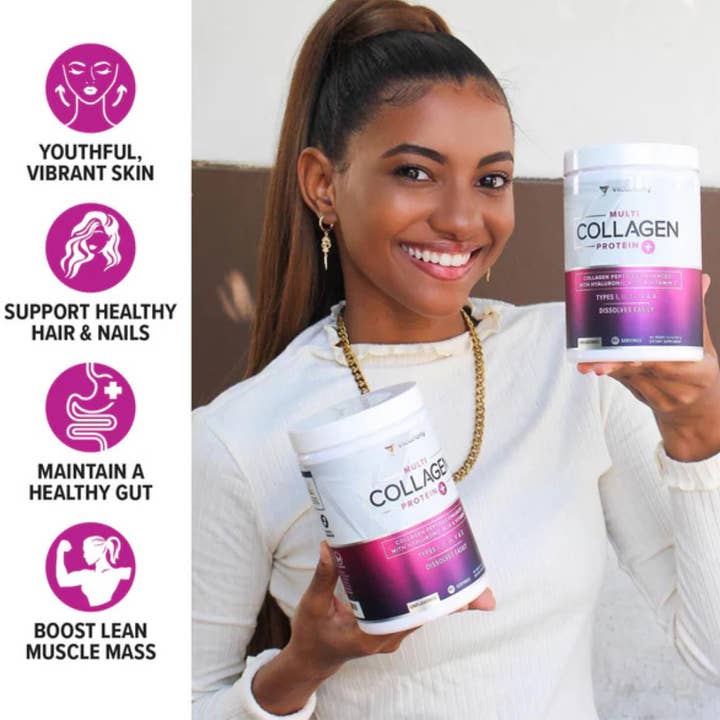 Vitauthority - Wholesale Voedingssupplement/vitamine - Multi-collageen eiwitpoeder: Ongezoet, Huid-Bot Gezondheid5