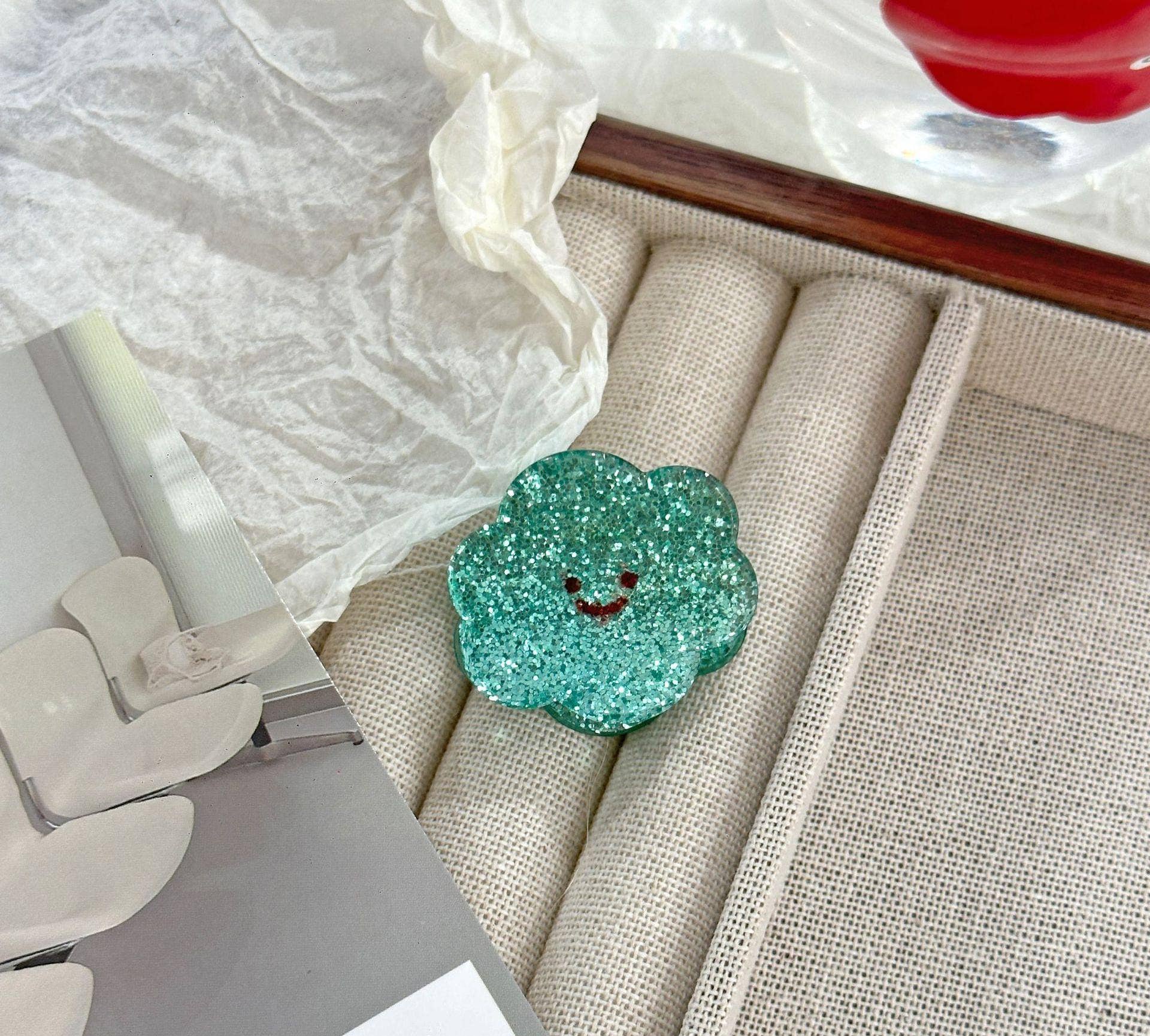 SoapElenGlen – Clips para cabelo - Mulher por atacado – Série de Pequenos Ganchos de Cabelo Nuvem Sol Céu Divertida2