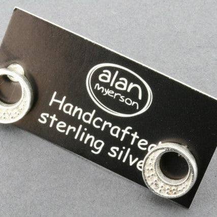 Makers & Providers - Wholesale Stud/post earrings - Cubic Zirc Eclipse Moon Stud1