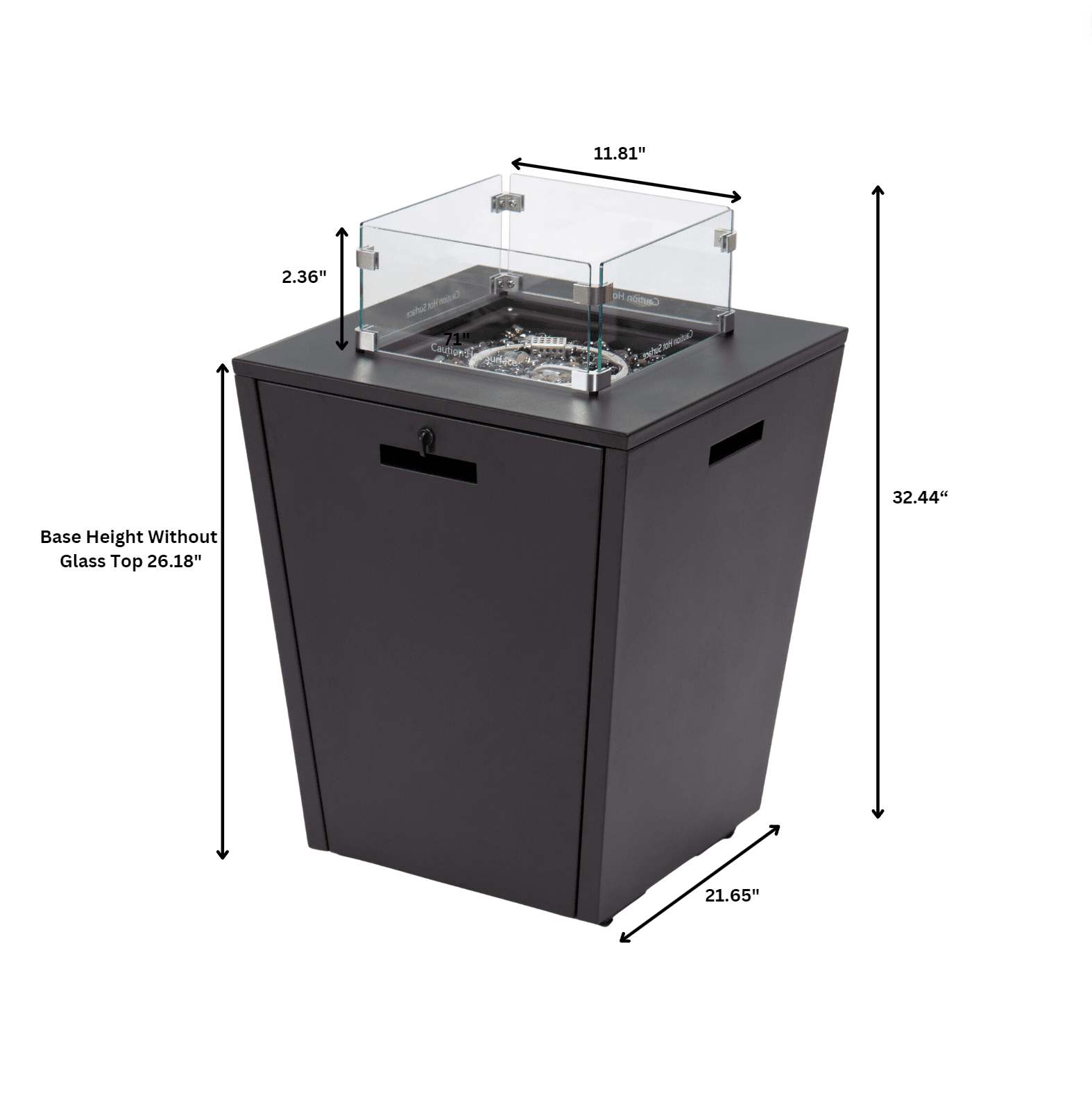 LeisureMod - Wholesale Fire Pit - Chelsea Outdoor Centerpiece Fire Pit for Patios and Gardens17