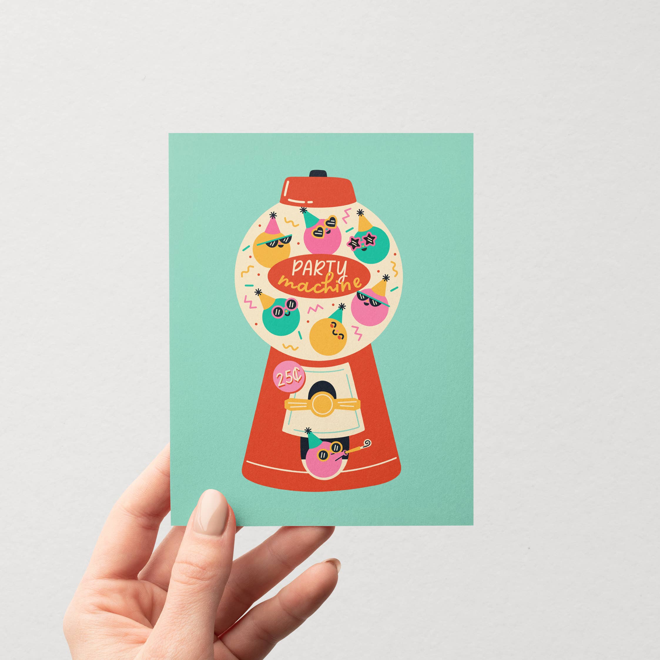 Mimosa Design - Wholesale Birthday Card - Party Machine Greeting Card - Birthday Card0