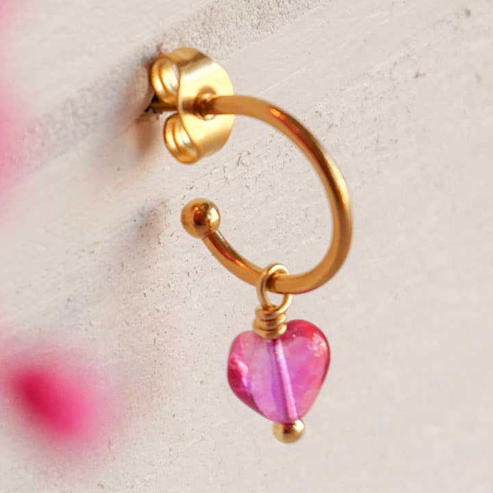 Azeria Création - Wholesale Huggie Earrings - Héna Mini Creole1