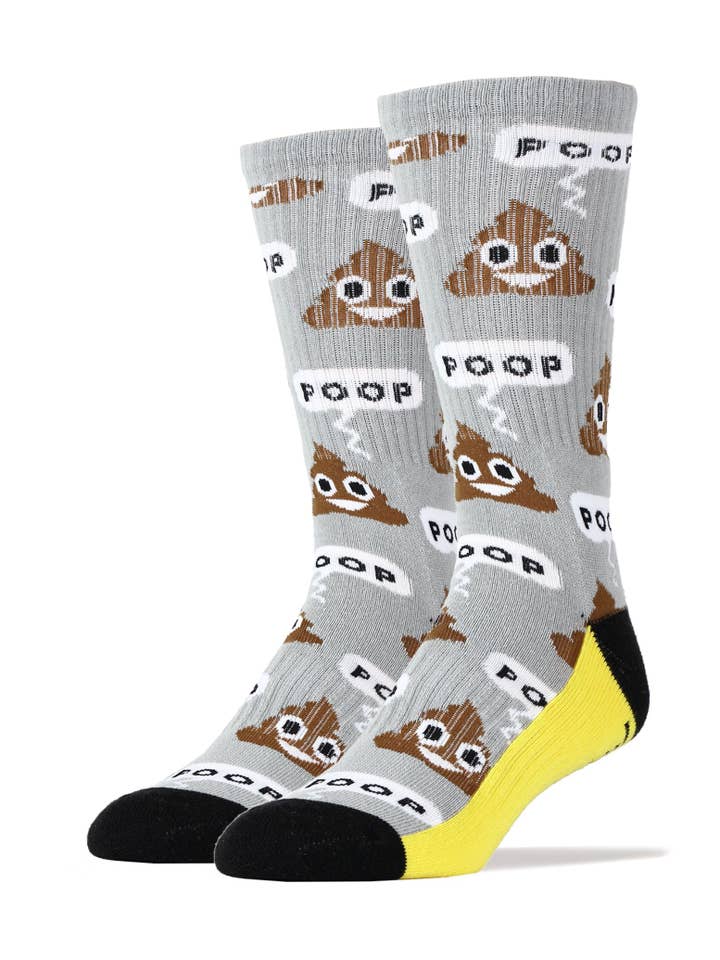 Oooh Yeah/Sock It Up/Oooh Geez Slippers – Großhandel Socken – Herren – Kacke! | Herren Cotton Athletic Crew Lustige Socken2