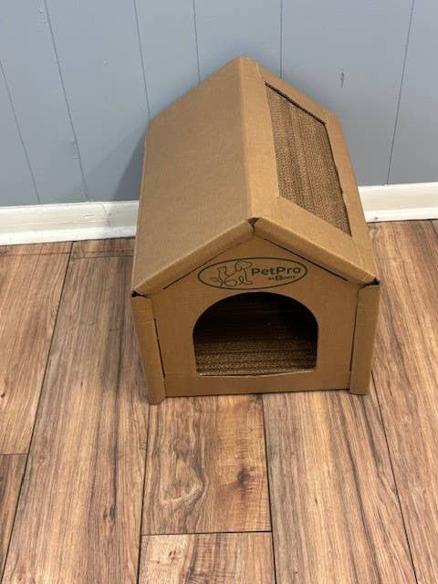 Designer Pet Products, LLC - Venta al por mayor Rascador - Gatos - Casa para gatos con rascadores – Tamaño mediano, duradera