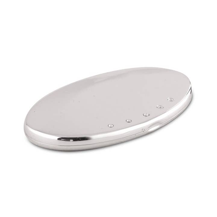 Personalized Engraved Bridal Party Compact Mirror - Oval for wholesale by Weddingstar Inc.