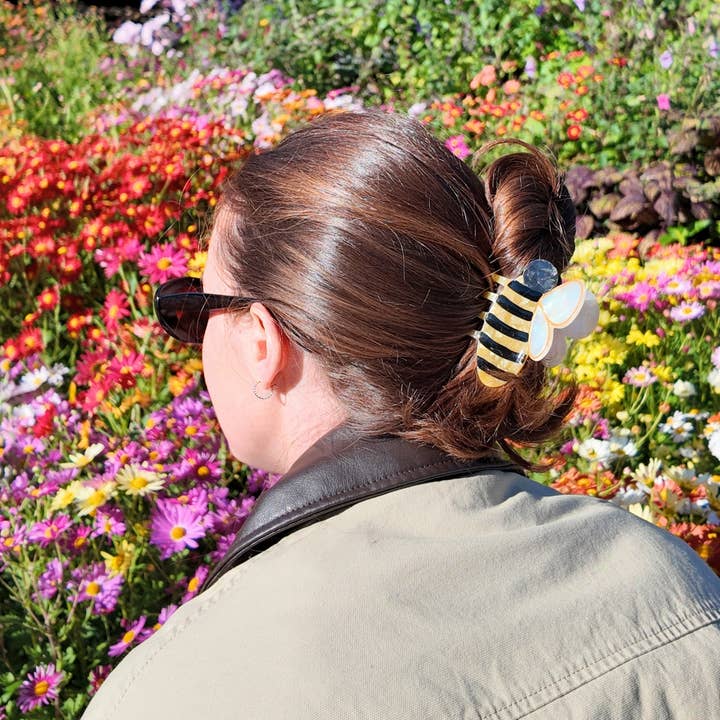 Solar Eclipse - Wholesale Hair Clip - Women's - Hand-painted Bee Claw Hair Clip | Eco-Friendly1