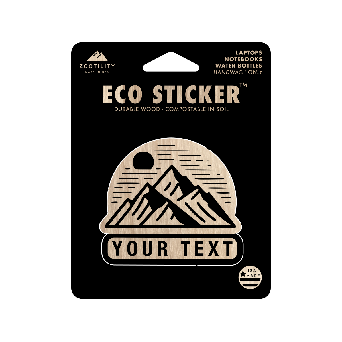 Zootility - Venta al por mayor Pegatina - Pegatina ecológica personalizada80