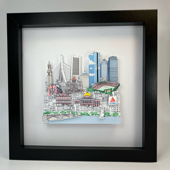 3D Pop Out Boston pour la vente par Fuffernutter