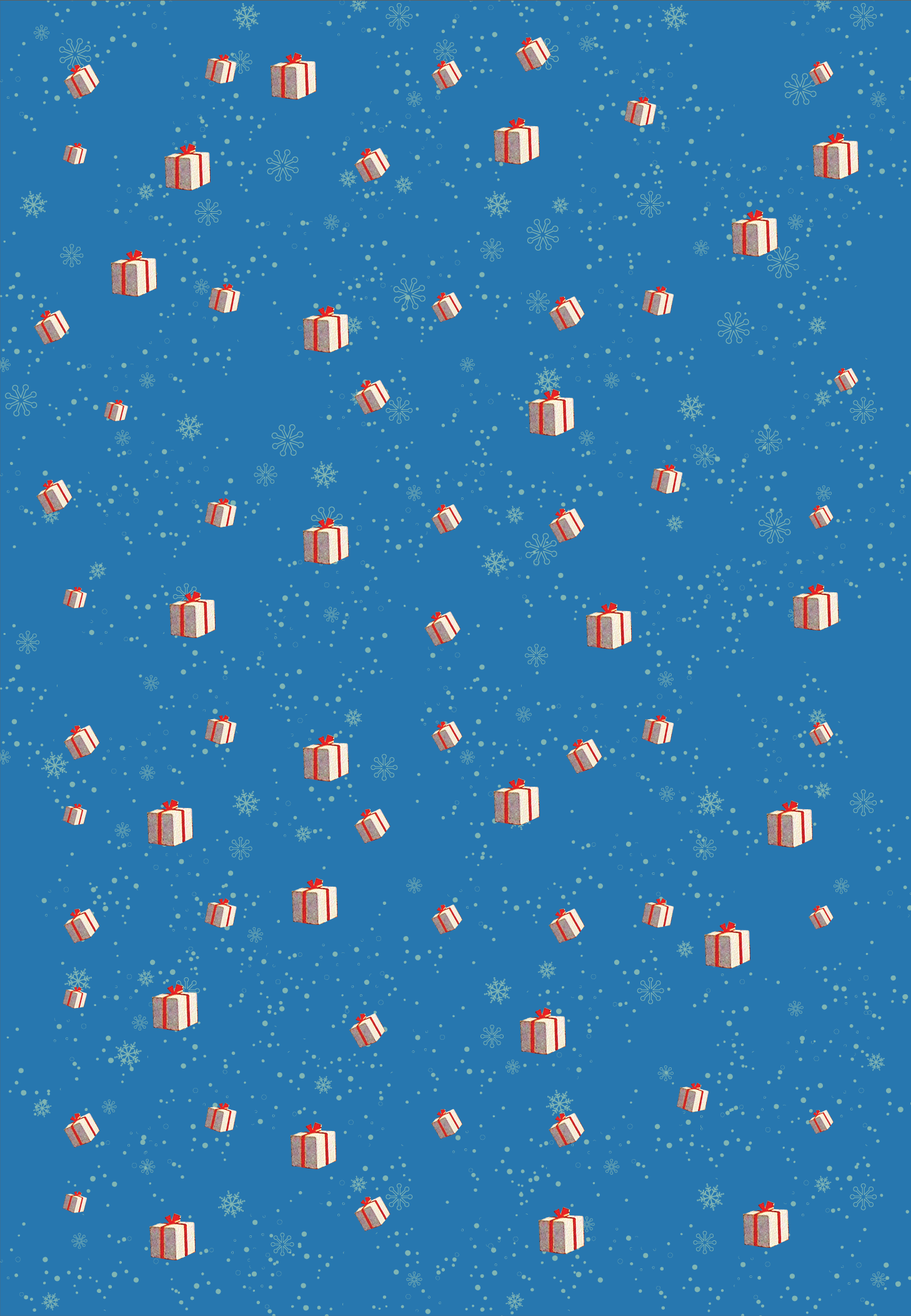 offensivedelightful - Wholesale Flat Wrap - BULLSHIT SANTA / doublesided Giftwrap / roll of 24