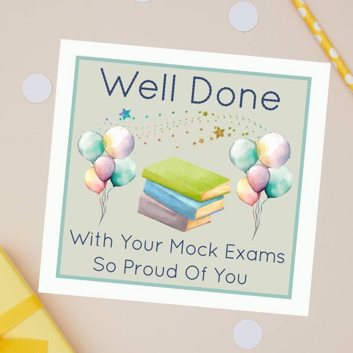 Mock Exam Results Congratulations Card for wholesale by Sjstationery