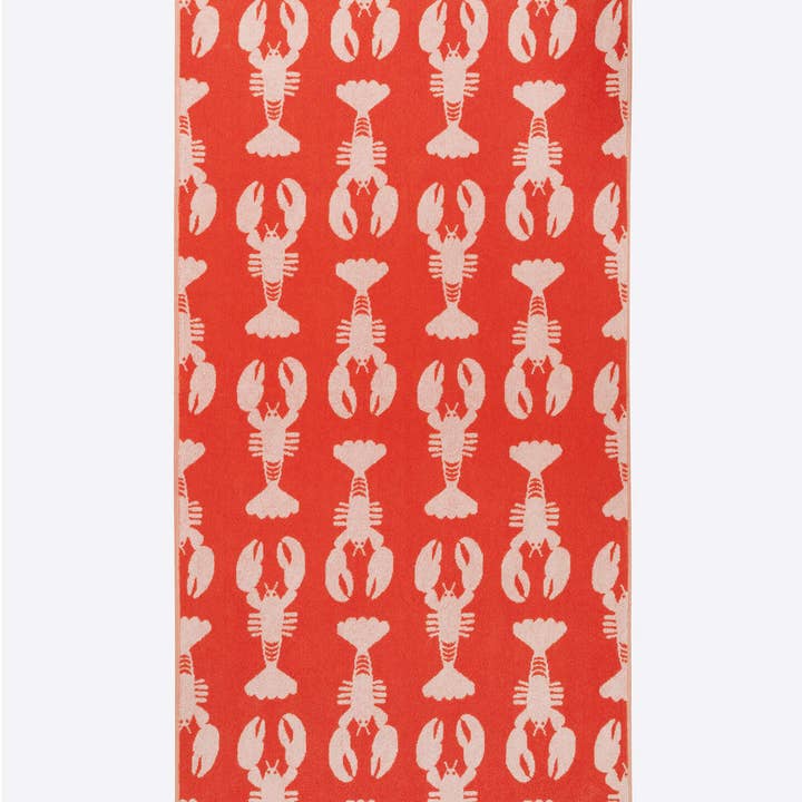 Anorak - Wholesale Bath Towel - Lobsters Organic Cotton Towels7