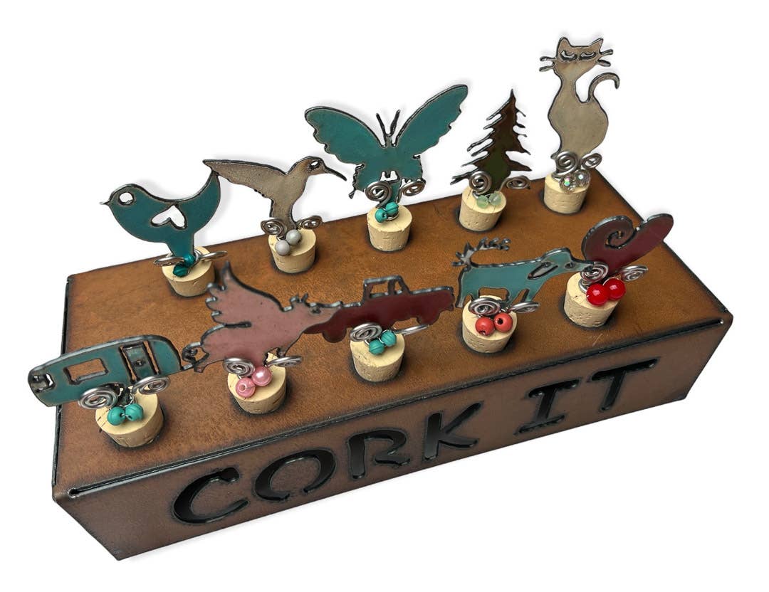 Iron Jewel - Wholesale Wine Stopper - Wine topper wine cork wine stopper dog cat kitchen bar ware4