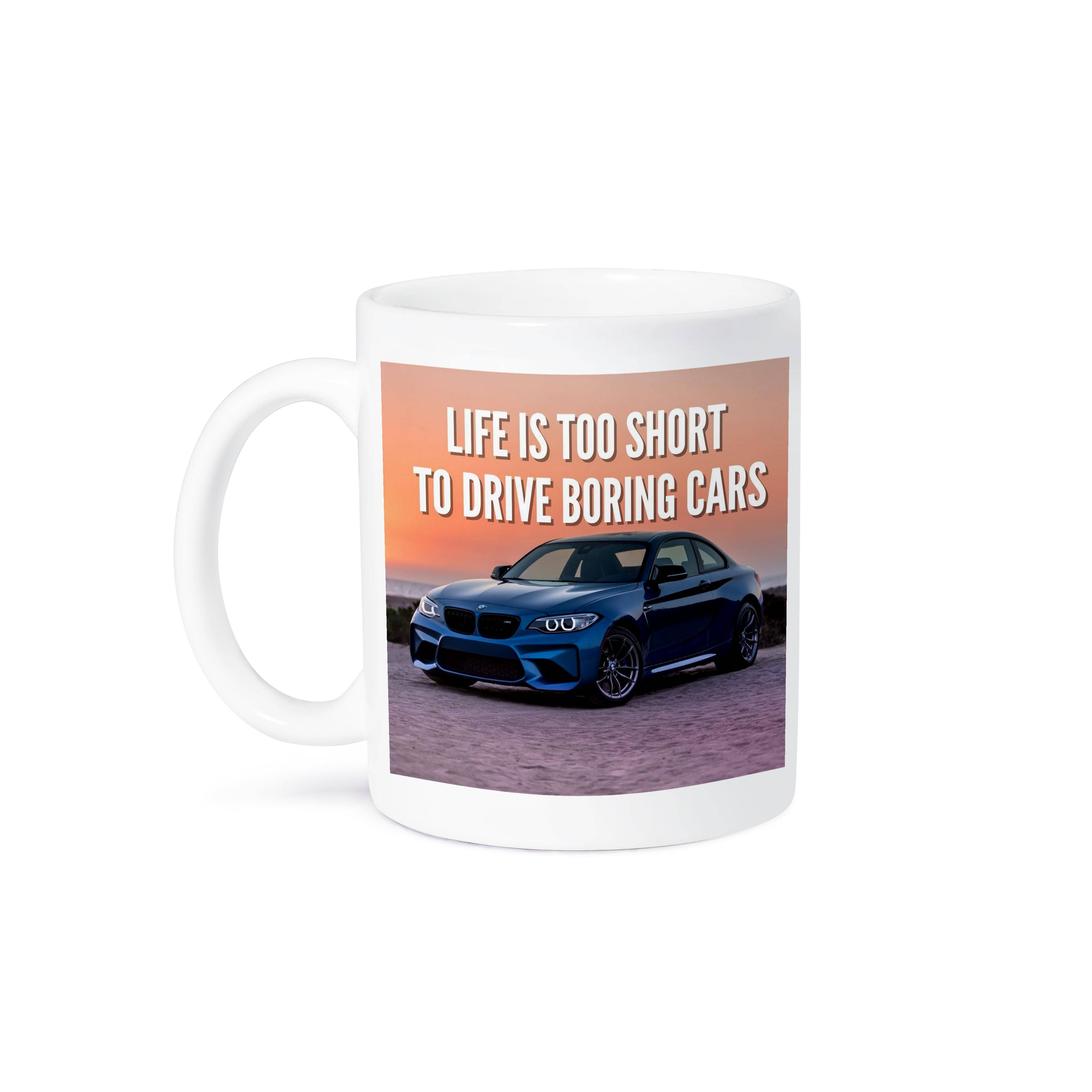 3dRose - Wholesale Coffee Mug - 3dRose,  Unique Travel Life is short to dribe boring cars, Mug8