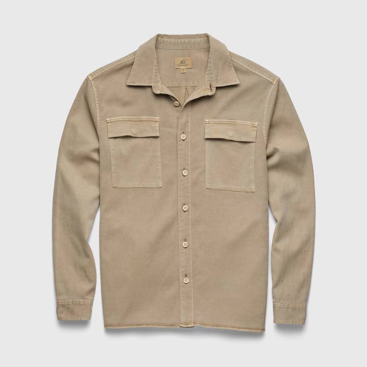 Scout Tencel Shirt Jacket - Chinchilla for wholesale by SURFSIDESUPPLY