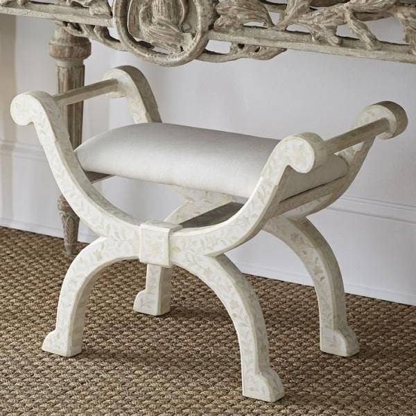 Lavish Touch Marbelle Chair - Mother of Pearl Inlay for wholesale by Pelicano