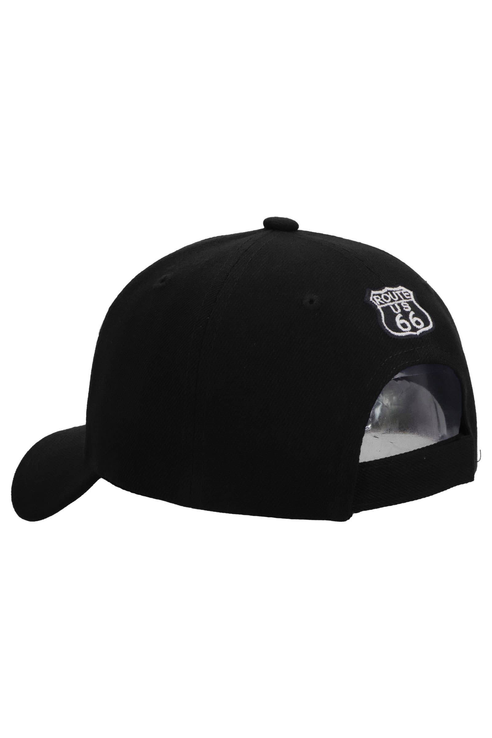 Cap Zone - Wholesale Baseball Cap - Women's - Route 66 Emblem The Mother Road Logo Baseball Cap21