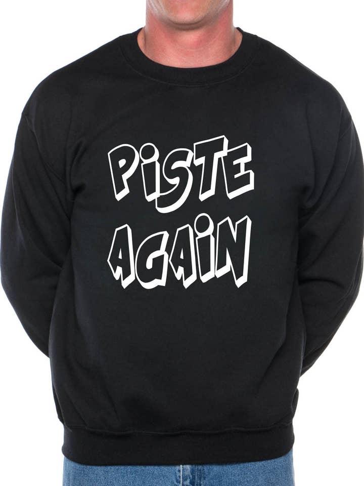 Sweatshirt Piste Novamente Homem por atacado de Print4U