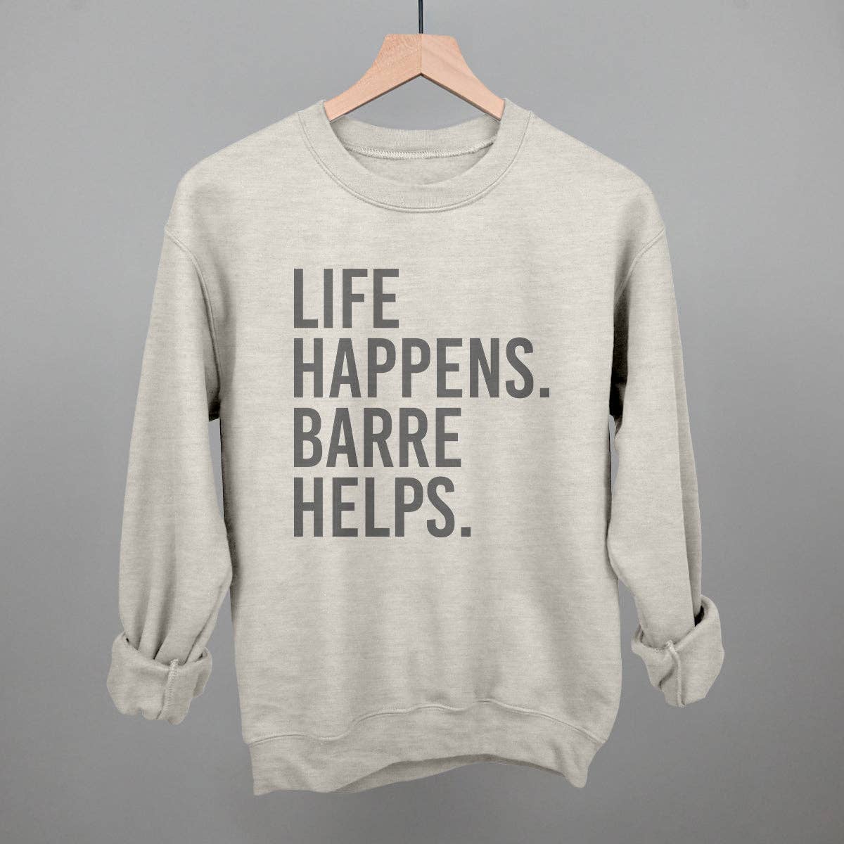 Ivy + Cloth - Wholesale Screen Printed T-Shirt - Women's - Life Happens Barre Helps11
