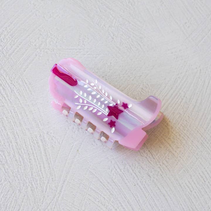Tiepology - Wholesale Hair Clip - Women's - Eco Shooting Star Cowboy Boots Hair Claw Clip13