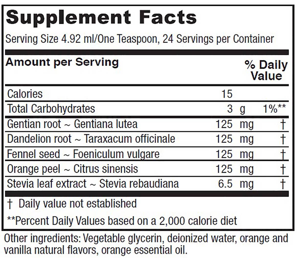 Vitanica - Wholesale Oral Supplement/Vitamin - Bitters Tonic / 4 oz btl2