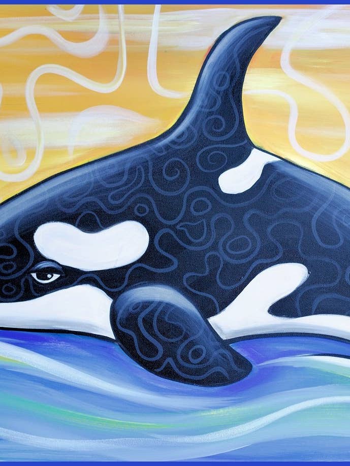 Orca Sticker for wholesale by It's a Henry