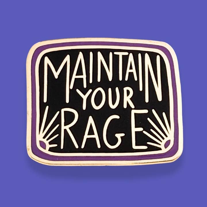 Spilla "Mantieni la Tua Rabbia" per la vendita all'ingrosso da parte di Jubly-Umph