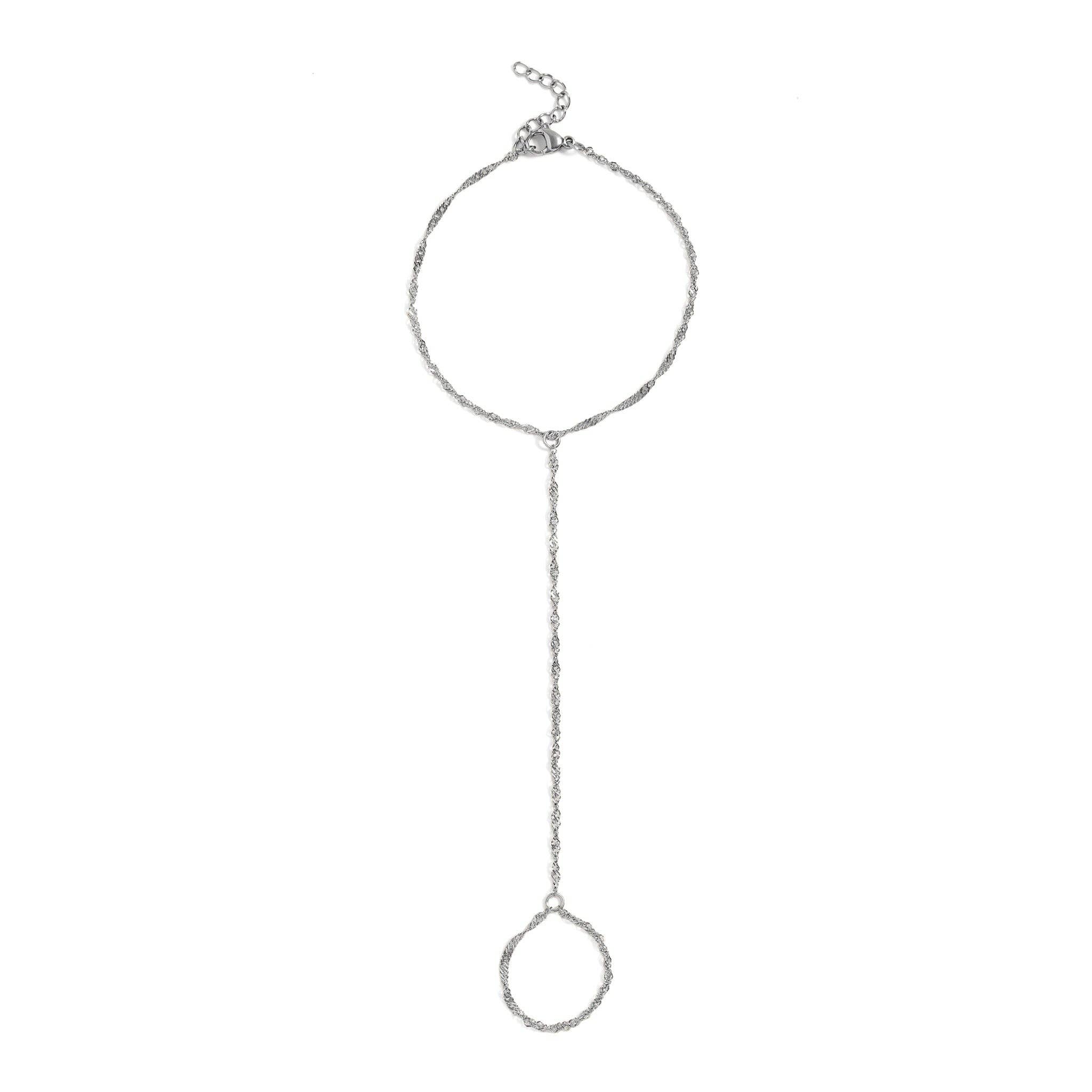 WJW - Wholesale Link & Chain Bracelet - 18K Gold PVD Stainless Steel Singapore Hand Chain3