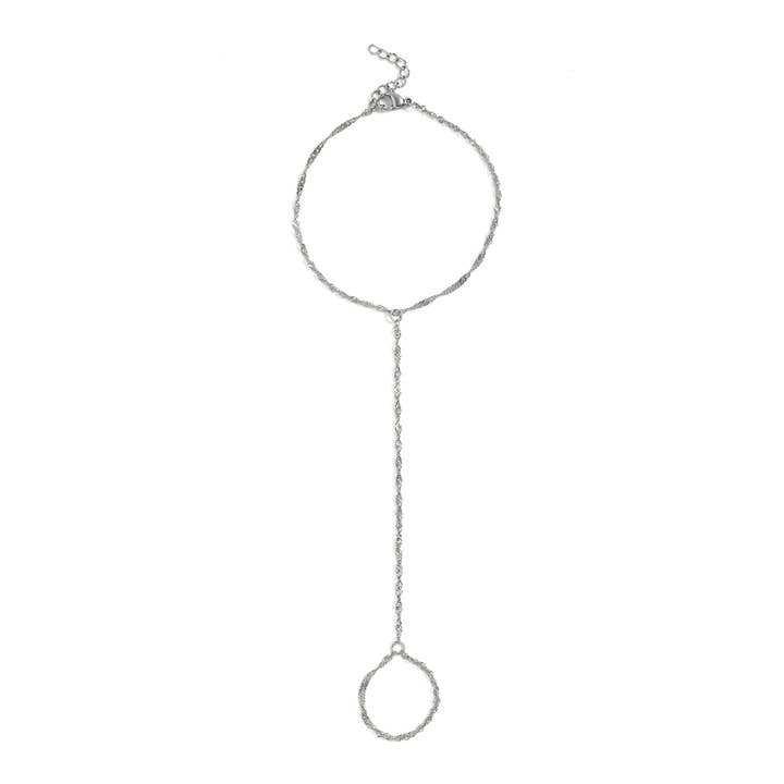 WJW - Wholesale Link & Chain Bracelet - 18K Gold PVD Stainless Steel Singapore Hand Chain3