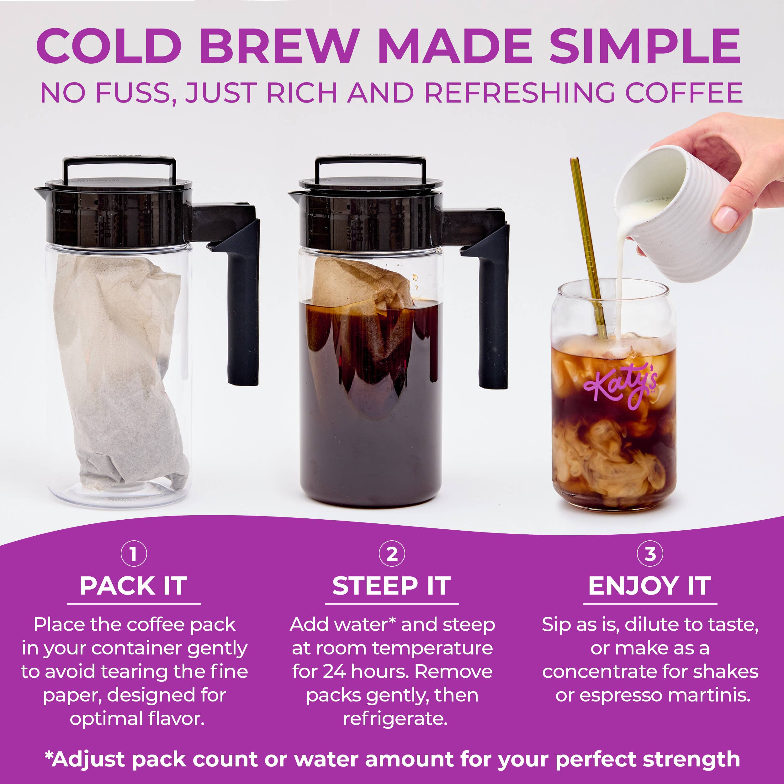 Drink Katy's® - Wholesale Coffee Beans - Cold Brew Pitcher Packs (6)3