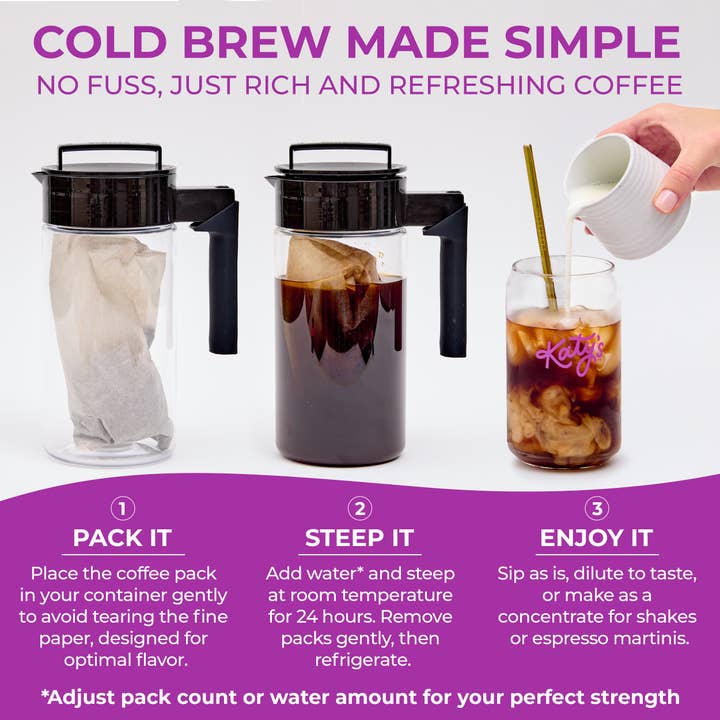 Drink Katy's® - Wholesale Coffee Beans - Cold Brew Pitcher Packs (6)3