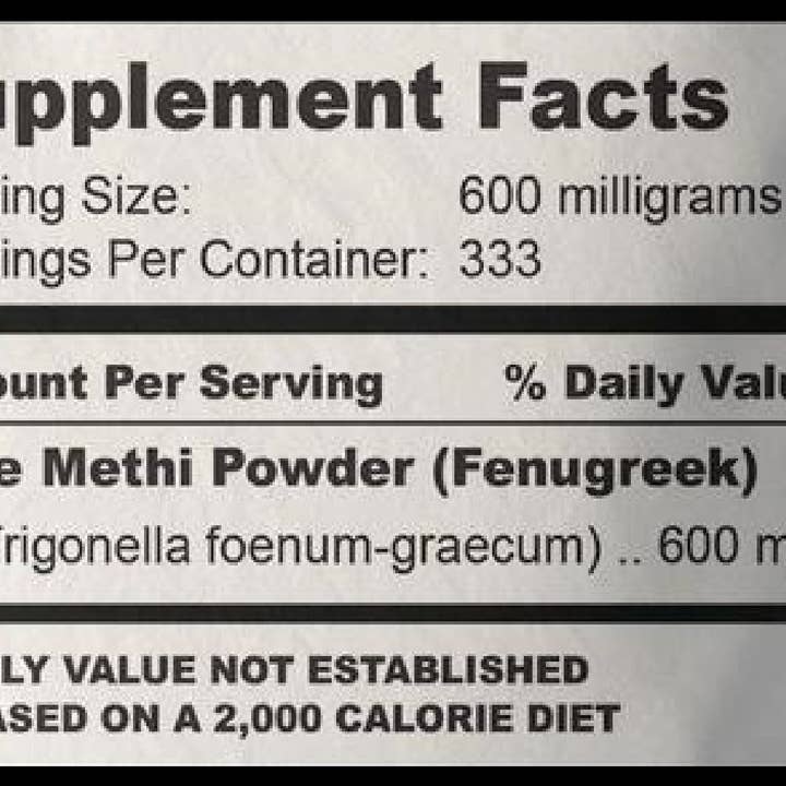 Henna Cosmetics Cypri - Wholesale Protein/Superfood Powder - Fenugreek Powder (Methi) -Herbal Supplement, Health, Hair Growth and Skin 100% Organic | 100 Grams/ (3.53 Ounces) | Henna Cosmetics