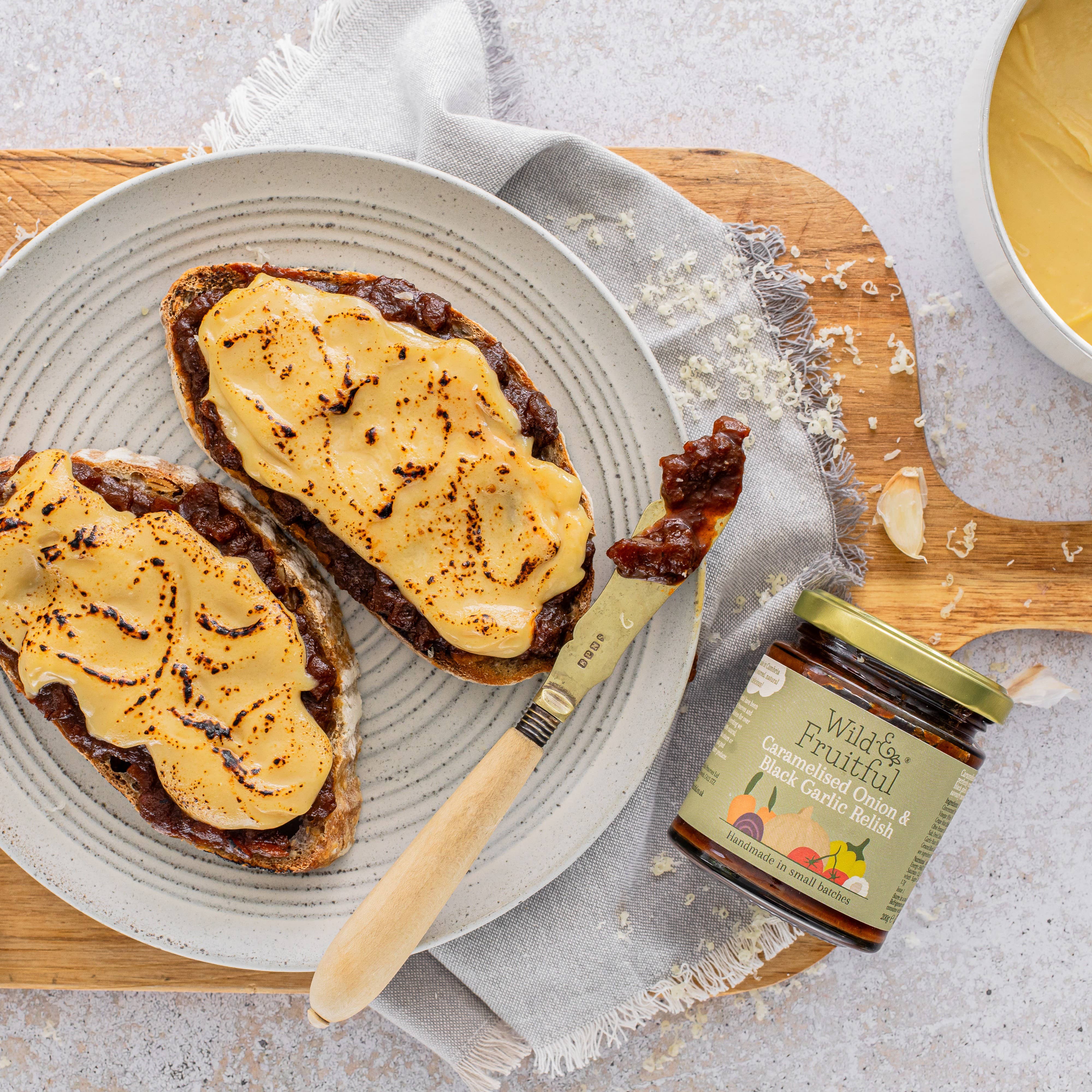 Wild and Fruitful – wholesale Relish – Caramelised Onion & Black Garlic Relish1