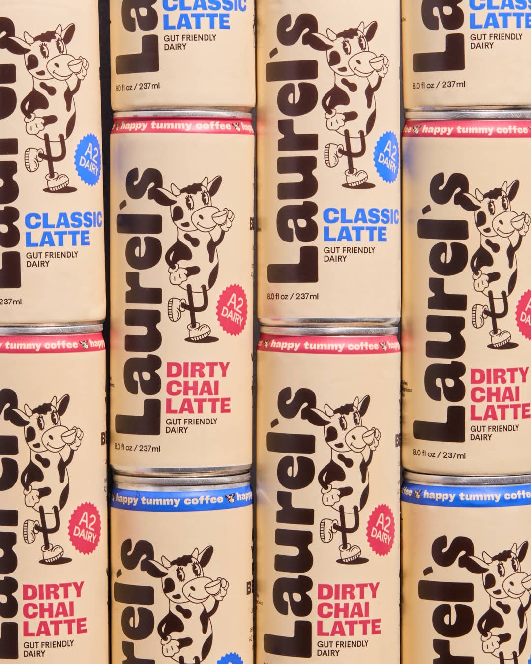 Laurel's Coffee - Wholesale Iced Coffee/Cold Brew - Dirty Chai Latte (8oz x 12pk) 1