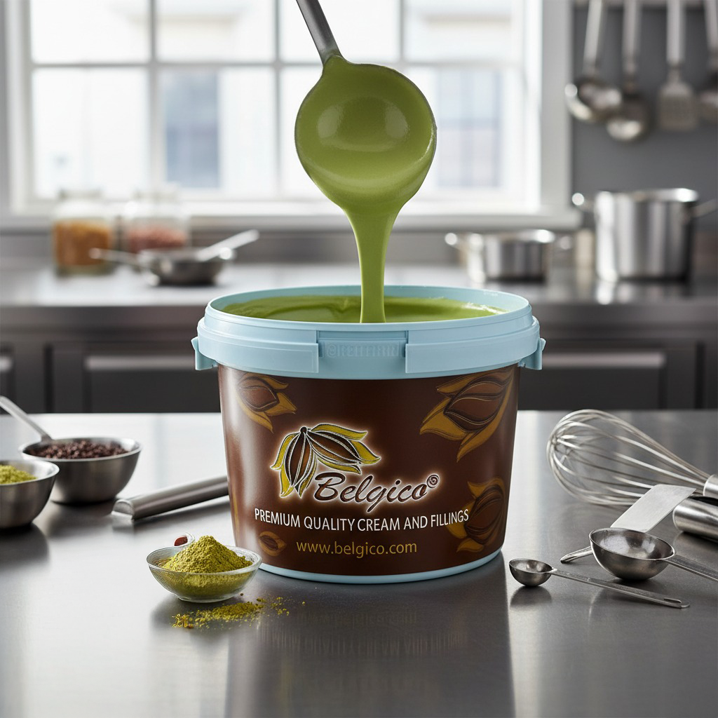 Belgico US - Vente Chocolat - Pâte de pistache premium Belgico® – seau de 4 kg3