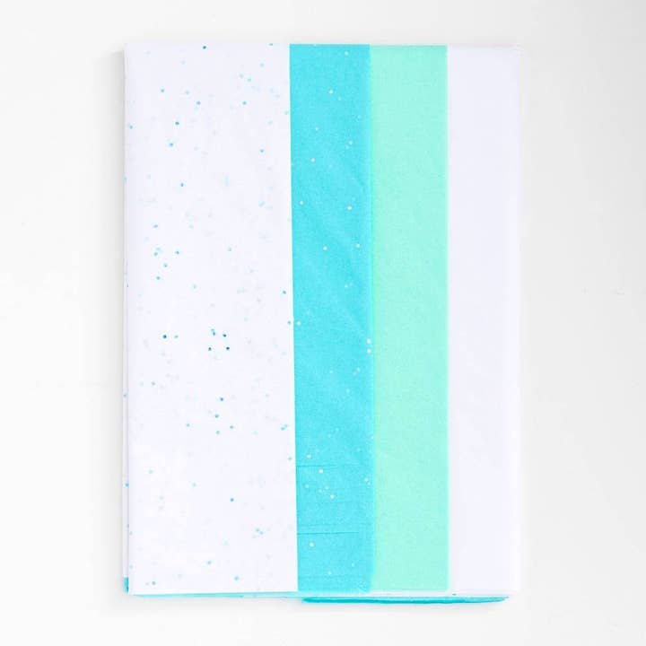 Blue Sparkle Tissue Paper Set for wholesale by Paper Source Wholesale