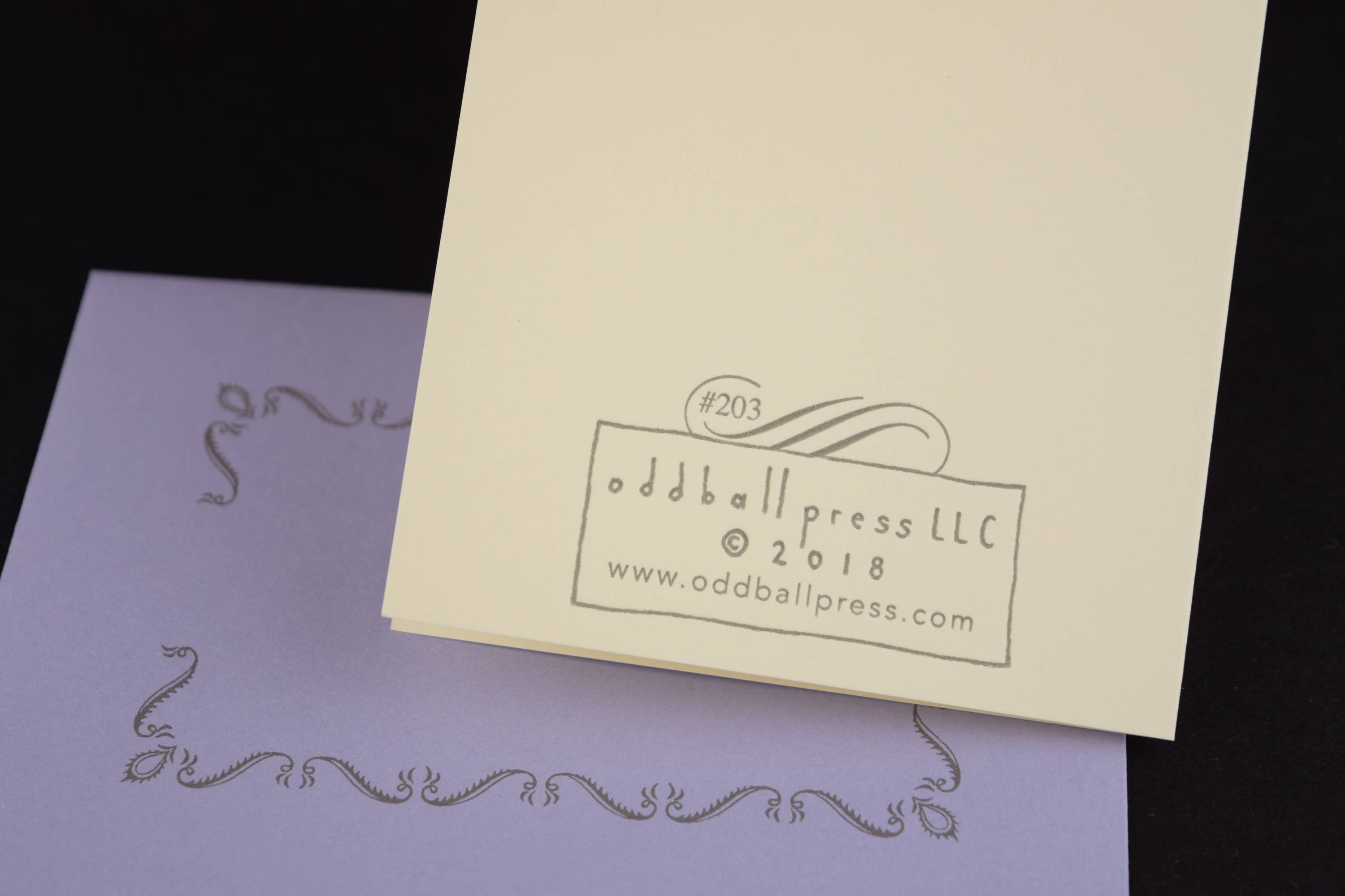 Oddball Press LLC - Wholesale Wedding Card - Melee Wedding3