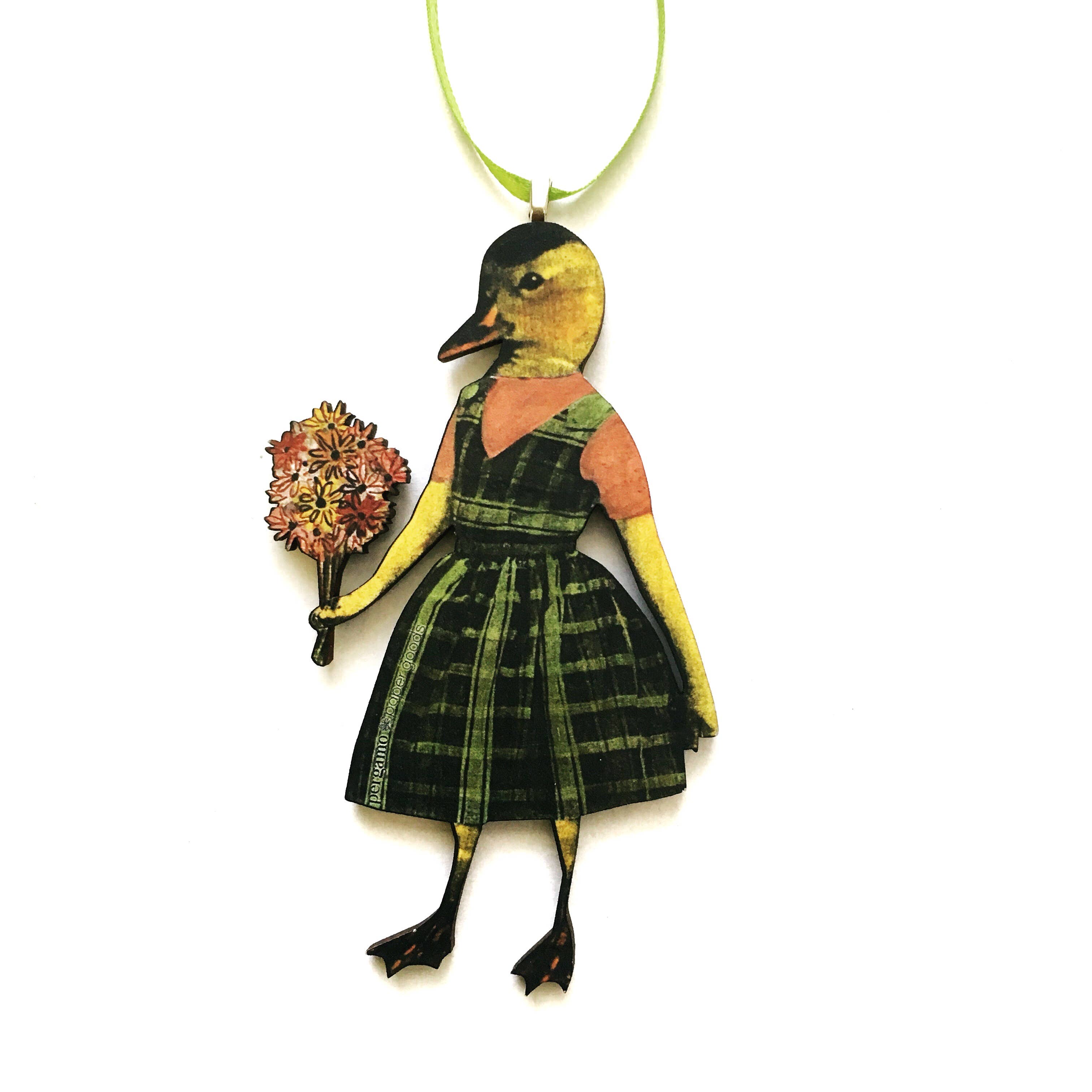 Pergamo Paper Goods – wholesale Ornament – Duck Christmas Ornament1