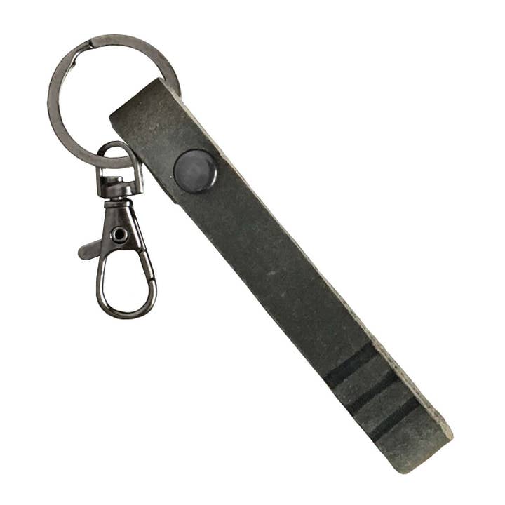 Hand Branded Keyfob - Slate for wholesale by SKG Leather