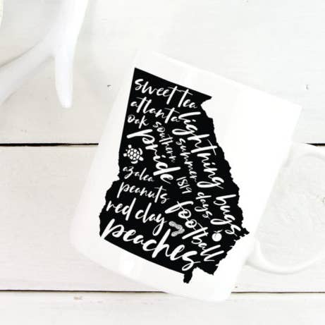 Tasse à café Georgia pour la vente par Quotable Life