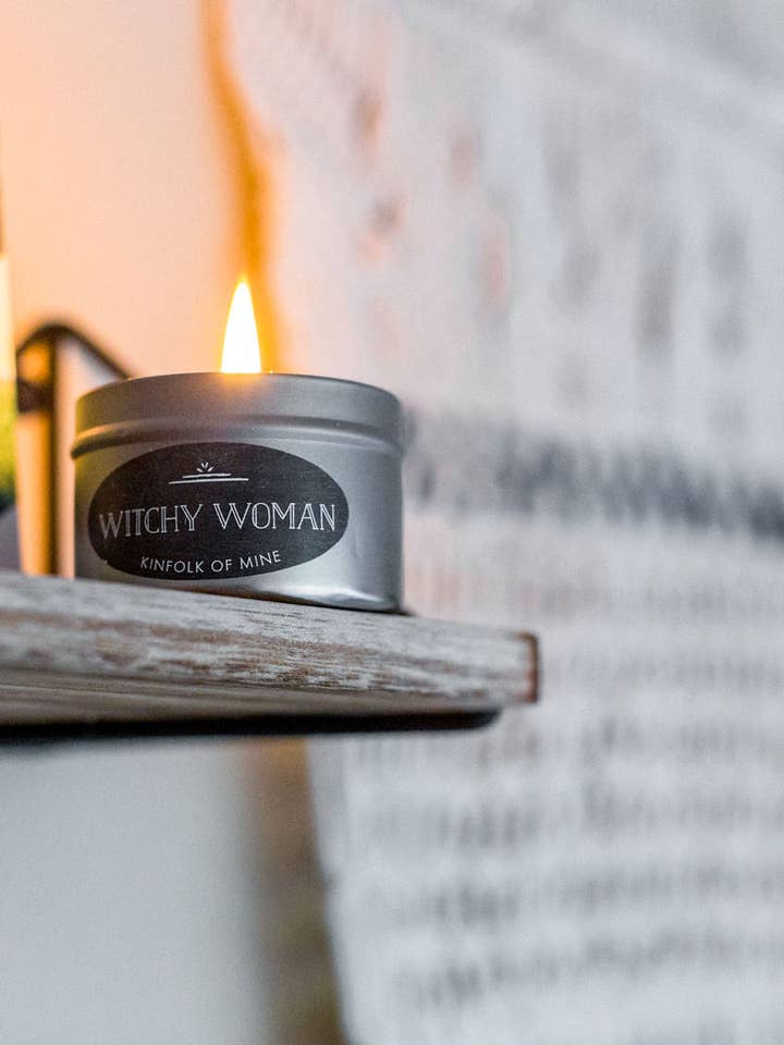 Vela Witchy Woman 4oz por atacado de Kinfolk of Mine